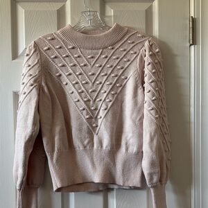 French Connection Blush Textured Women's Sweater
